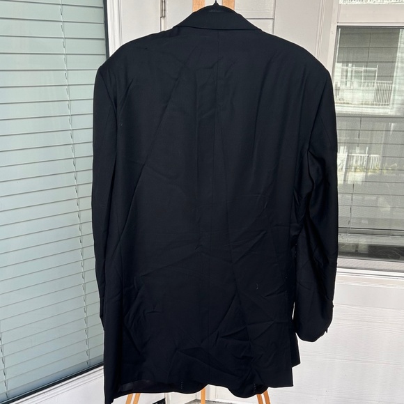 Men's Profilo Black 2 Button Blazer - Picture 2 of 3